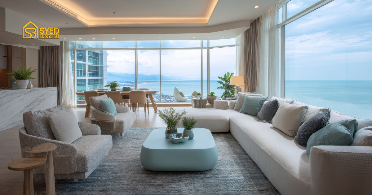 Transitional Living Room